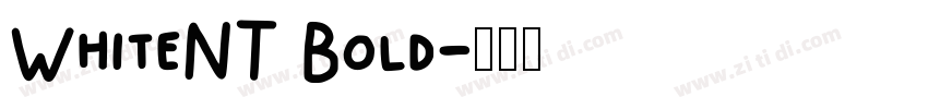 WhiteNT Bold字体转换